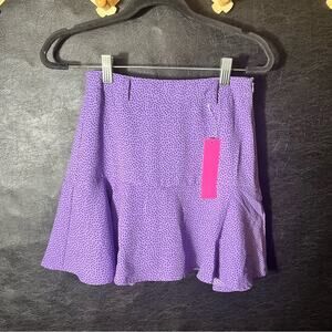 Love For Humanity Couture Purple‎ Dot Skort Size XS